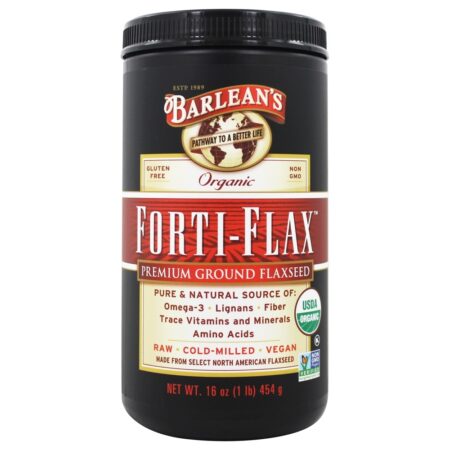 Flaxseed Terrestre Premium Forti-Flax Orgânico - 16 oz. Barlean's