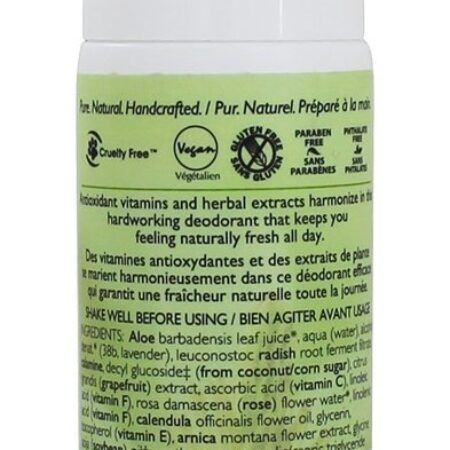 Rolo Natural E-Plus High C Em Desodorante - 3 fl. oz. Aubrey Organics - Imagem 2