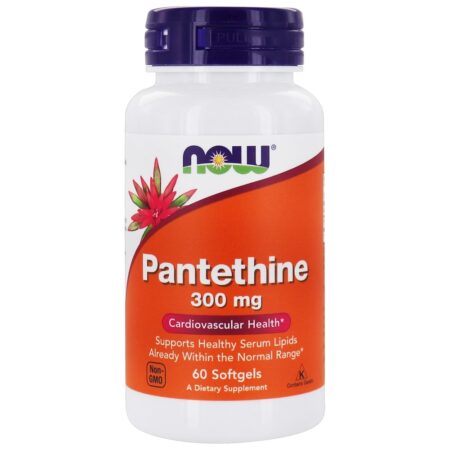 Pantethine 300 mg. - 60 Softgels NOW Foods