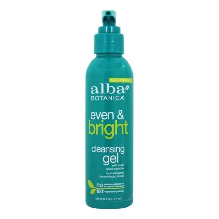 Gel de limpeza uniforme e brilhante - 6 fl. oz. Alba Botanica