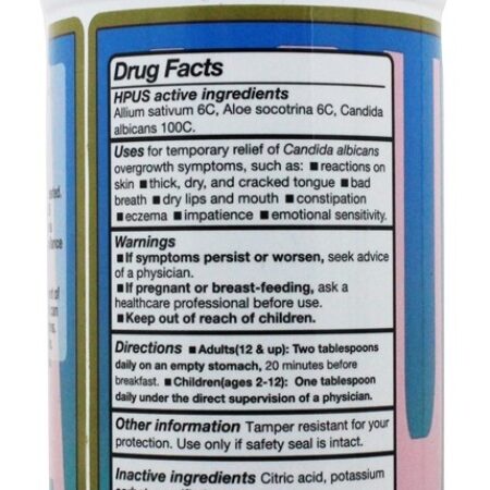 Tratamento de Controle da Candidíase de Alta Potência - 16 oz. AquaFlora - Imagem 3