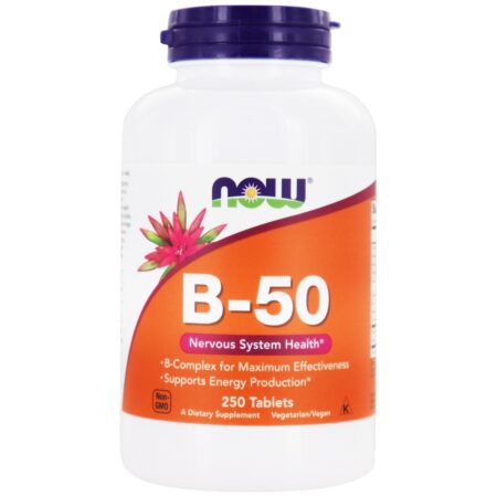 Vitamina B-50 - 250 Tablets NOW Foods