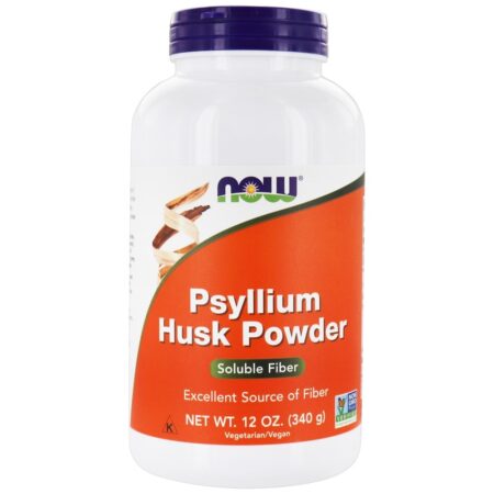 Casca De Psyllium Em Pó - 12 oz. NOW Foods