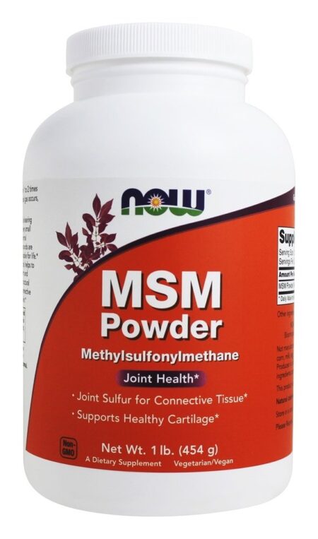 MSM Methylsulfonylmethane Joint Health Powder - 1 lb. NOW Foods