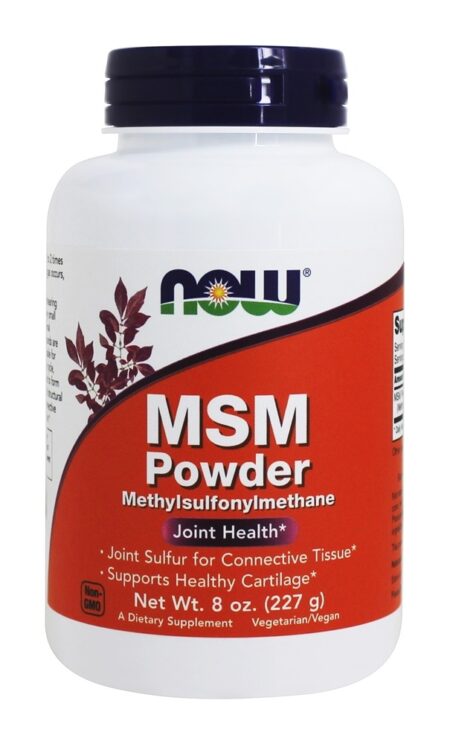 MSM Methylsulfonylmethane Joint Health Powder - 8 oz. NOW Foods