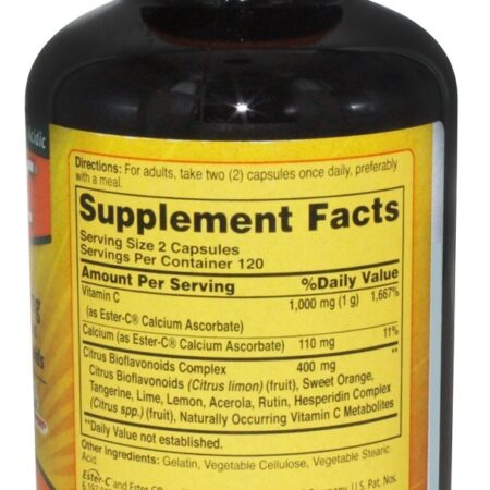 Éster C com Bioflavonóides Cítricos 500 mg. - Cápsulas 240 American Health - Imagem 2