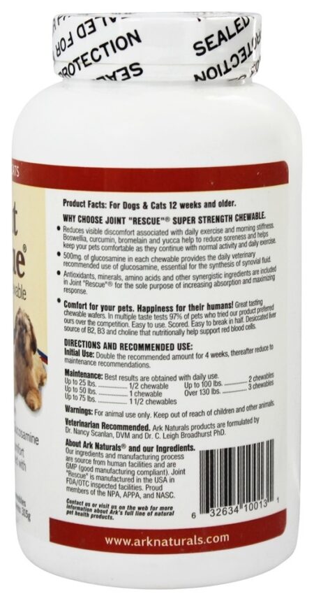 Força super do salvamento comum para cães & gatos - Wafers mastigáveis 90 Ark Naturals - Image 3