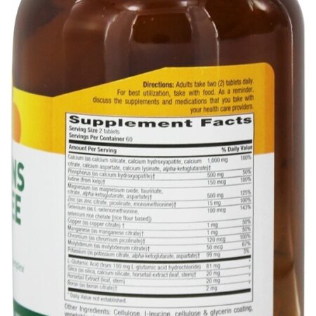 Mina Alvo Total Complexo Multi-Mineral com Boro Livre de Ferro - 120 Tablets Country Life - Imagem 2