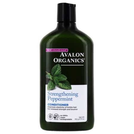 Reforço Condicionador Peppermint - 11 fl. oz. (Anteriormente revitalizante) Avalon Organics