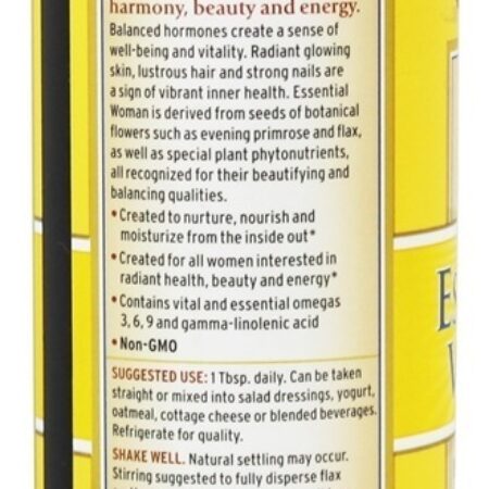 A nutrição essencial do óleo da mulher - 12 fl. oz. Barlean's - Imagem 2