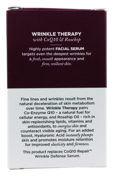 Terapia de rugas CoQ10 & Rosa Mosqueta - 0.55 fl. oz. (Anteriormente, Renovação celular Cuidados com a pele com enzimas de defesa contra rugas) Avalon Organics - Image 3