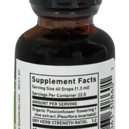 Maracujá Vine Certificado Orgânico - 1 fl. oz. Gaia Herbs - Imagem 2