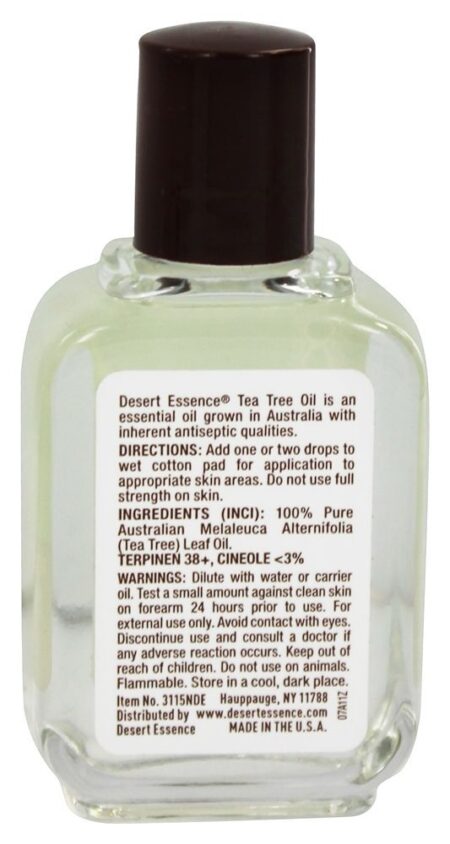 Óleo de Tea Tree 100 % Australiano - 2 fl. oz. Desert Essence - Image 2