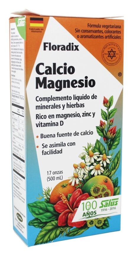 Floradix Calcium-Magnesium Liquid - 17 fl. oz. Flora - Image 4