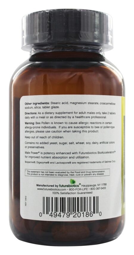 Poder masculino - 120 Tablets Futurebiotics - Image 3