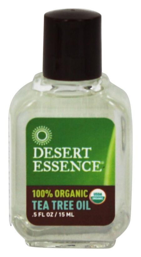 Óleo de Tea Tree 100 % Organic - 0.5 fl. oz. Desert Essence