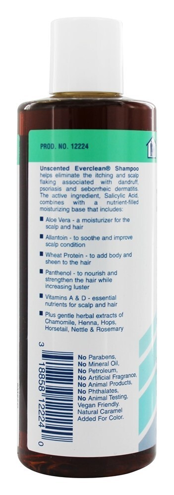 Shampoo Anticaspa Everclean sem perfume - 8 fl. oz. Home Health - Imagem 3