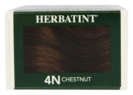 Gel Permanente Haircolor Herbal 4N Castanha - 4.5 fl. oz. Herbatint - Image 2