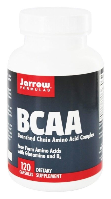 Complexo de Aminoácidos de Cadeia Ramificada (BCAA) - Cápsulas 120 Jarrow Formulas