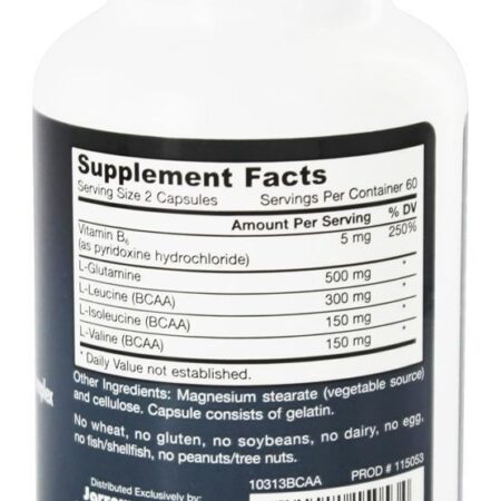 Complexo de Aminoácidos de Cadeia Ramificada (BCAA) - Cápsulas 120 Jarrow Formulas - Imagem 2