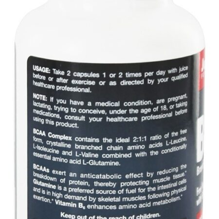 Complexo de Aminoácidos de Cadeia Ramificada (BCAA) - Cápsulas 120 Jarrow Formulas - Imagem 3