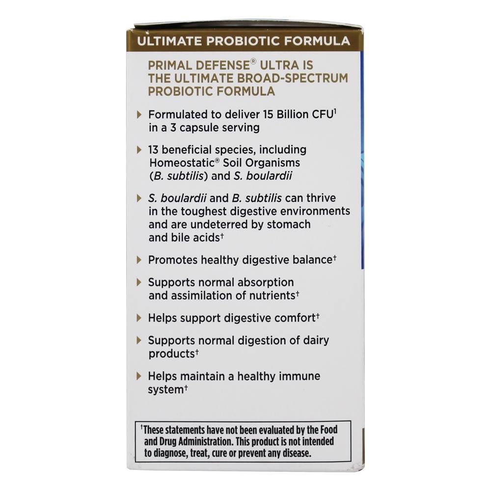 Primitivo Defesa Extremista Final Probiotic Fórmula - Cápsulas vegetarianas 90 Garden of Life - Imagem 4