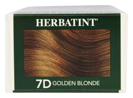 Gel Permanente Haircolor Herbal 7D Loira Dourada - 4.5 fl. oz. Herbatint - Image 2