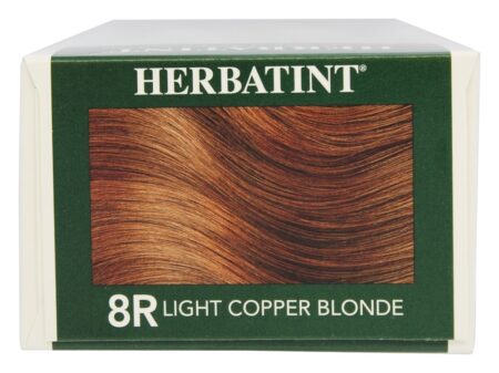 De ervas Haircolor Permanente Gel 8r Luz Cobre Loira - 4.5 fl. oz. Herbatint - Image 2