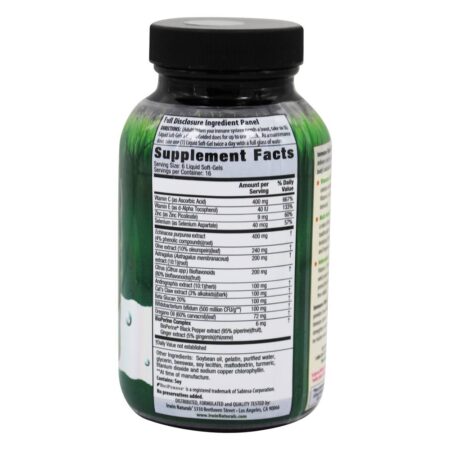 Immuno-Shield Bem-Estar o Ano Todo - 100 Softgels Irwin Naturals - Image 2