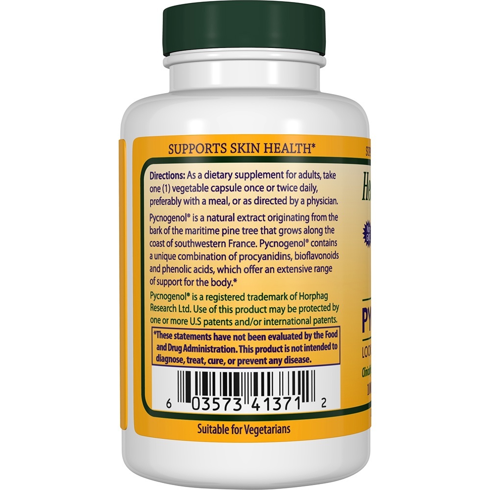 Pycnogenol 100 mg. - Cápsulas vegetarianas 30 Healthy Origins - Imagem 3