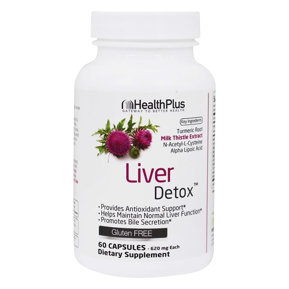Suporte Antioxidante Fígado Detox - Cápsulas 90 Health Plus