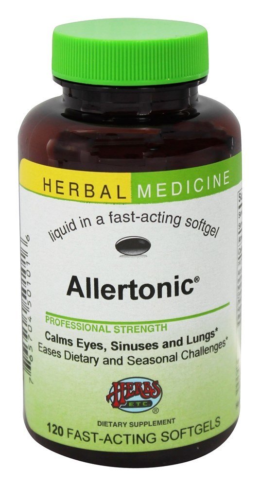 Álcool Alérgico Livre - 120 Softgels Herbs Etc