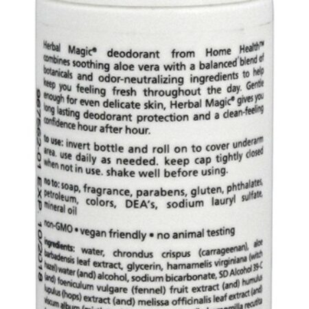 Desodorante Roll-On Herbal Magic sem perfume - 3 oz. Home Health - Imagem 2