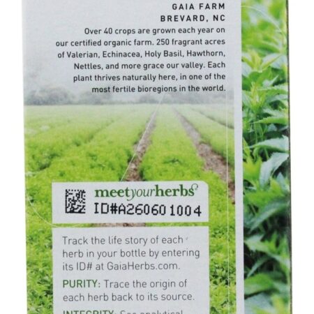 Cápsulas de Phyto de raiz de valeriana - Cápsulas vegetarianas 60 Gaia Herbs - Imagem 3