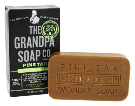 Sabonete de Alcatrão de Pinho Original - 4.25 oz. The Grandpa Soap Co.