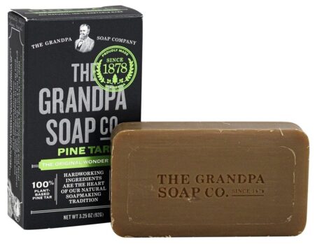 O Original Maravilha Sabão Pinho Alcatrão - 3.25 oz. The Grandpa Soap Co.