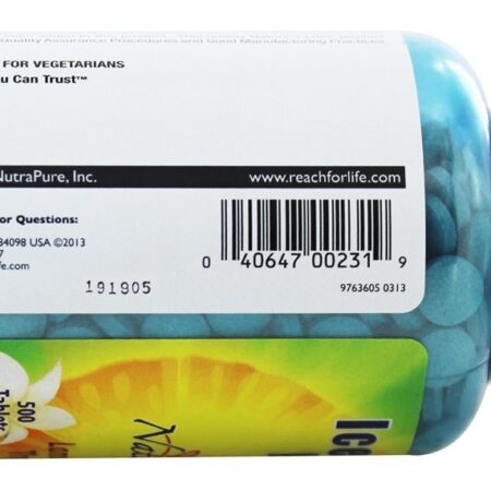 Kelp Islandêsa Para Saúde da Tireóide - 500 Tablets Nature's Life - Imagem 3