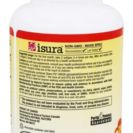 Memória PS-IQ - 60 Softgels Natural Factors - Imagem 3