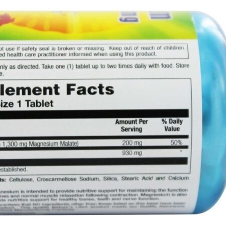 Magnésio Dimalato 1300 mg. - 100 Tablets Nature's Life - Imagem 2