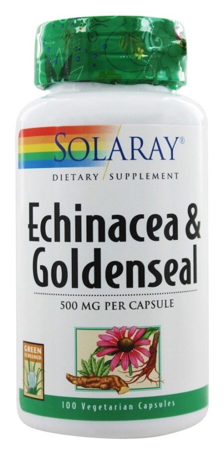 Echinacea & Goldenseal 500 mg. - Cápsulas 100 Solaray