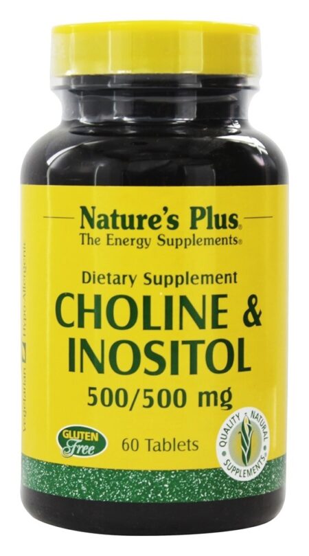 Colina e Inositol 500 / 500 mg. - 60 Tablets Natures Plus