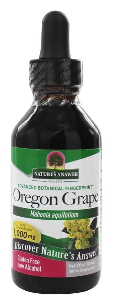 Álcool orgânico da raiz da uva de Oregon - 2 fl. oz. Nature's Answer