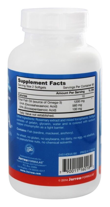 Max DHA - 180 Softgels Jarrow Formulas - Image 2