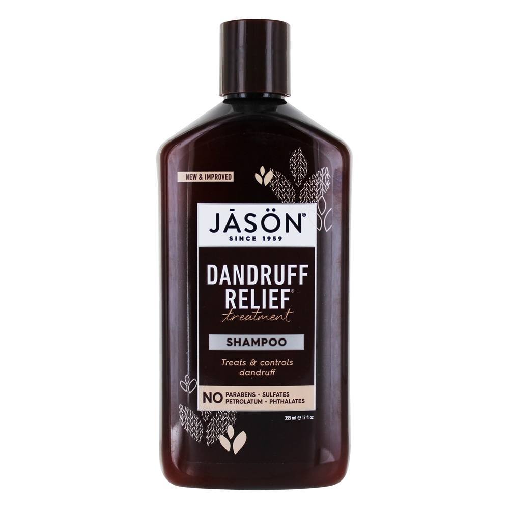 Shampoo de tratamento de alívio de caspa - 12 fl. oz. JASON Natural Products