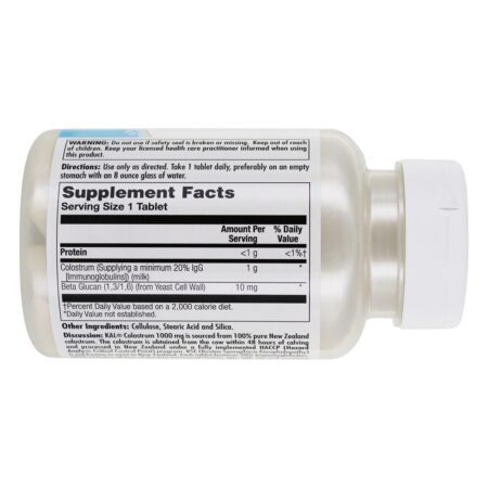 Colostro 1000 mg. - 60 Tablets Kal - Imagem 2