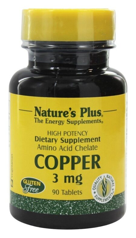 Cobre 3 mg. - 90 Tablets Natures Plus