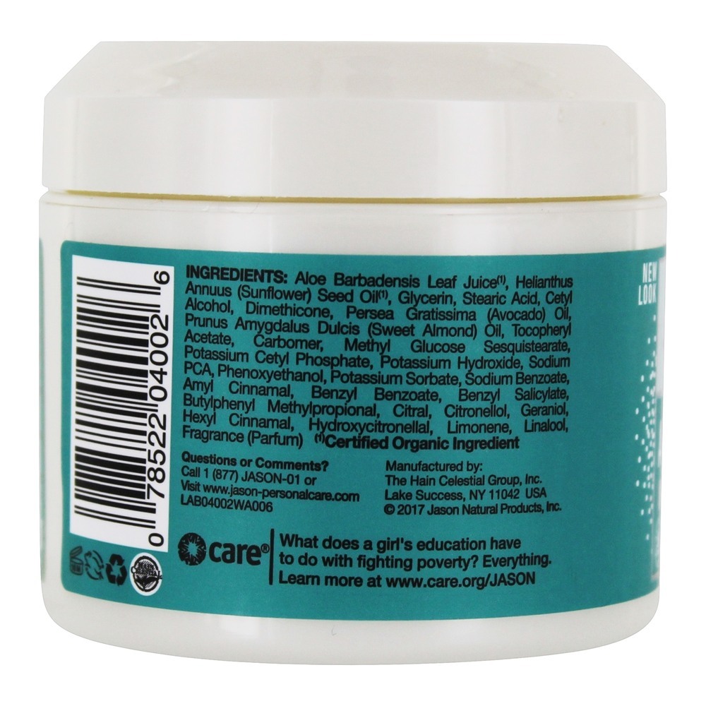 Aloe Vera Calmante 84 % Creme Hidratante - 4 oz. JASON Natural Products - Imagem 2