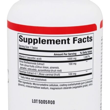 Vitamina C Plus Bioflavonóides e Rosa Mosqueta 1000 mg. - 90 Tablets Natural Factors - Imagem 2