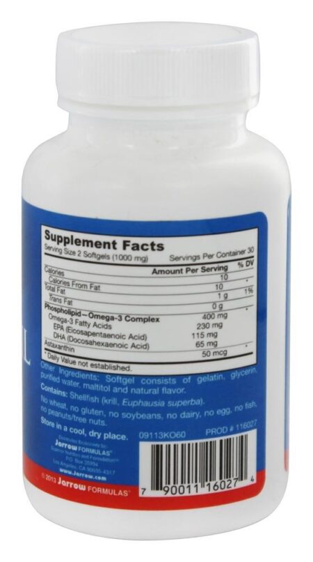 PhosphOmega Krill Oil - 60 Softgels Jarrow Formulas - Image 2