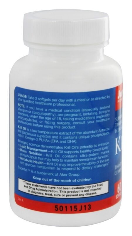 PhosphOmega Krill Oil - 60 Softgels Jarrow Formulas - Image 3